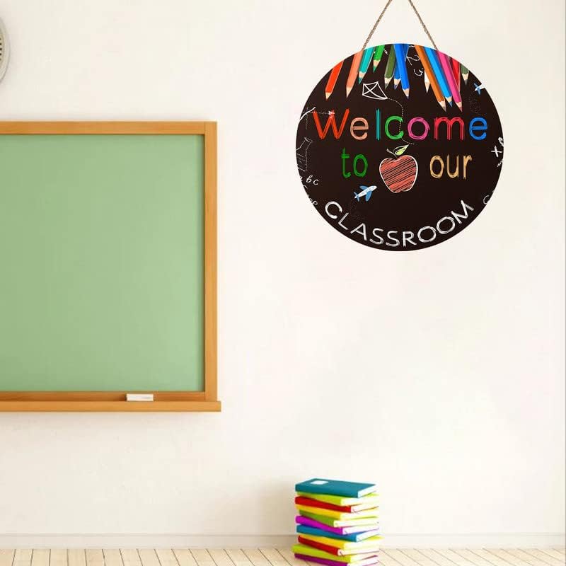 Sınıf Kapı İşaretimize Hoş Geldiniz Sınıf Kapı Süslemeleri için hoş geldin yazısı Sınıf Dekoru Öğretmen Malzemeleri