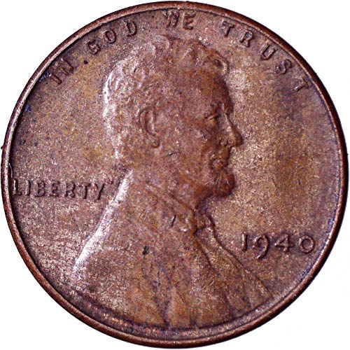 1940 Lincoln Buğday Cent 1C Fuarı