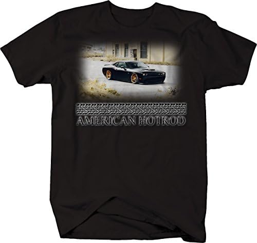 Amerikan Hotrod Yarış Challenger Yarış Özel Grafik T Shirt Erkekler için