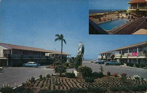 La jolla shores Otel La Jolla, Kaliforniya CA Orijinal Vintage Kartpostal