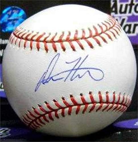 Drew Henson imzalı beyzbol (OMLB Michigan Üniversitesi Wolverines NY Yankees Kovboyları) - İmzalı Beyzbol Topları