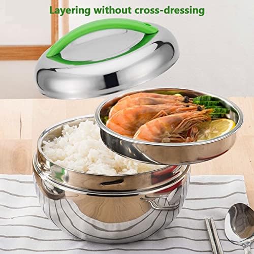 yaogohua 0.8 l Paslanmaz Çelik Termal yemek kutusu Taşınabilir Yalıtımlı yemek kabı Ofis Çalışanları için Termal yemek