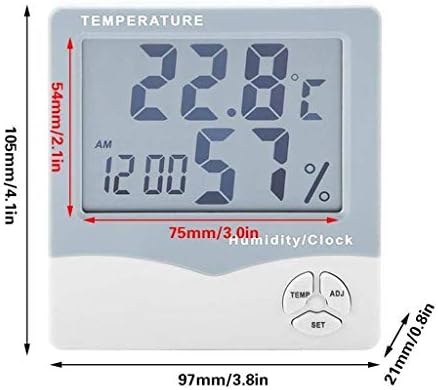WALNUTA Dijital Higrometre Termometre ve nem ölçer Sıcaklık nem monitörü