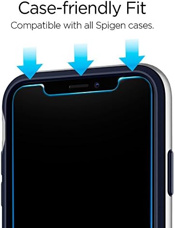 Iphone Xs (2018) / iPhone X (2017) (2 Paket)için tasarlanmış Spigen Temperli Cam Ekran Koruyucu