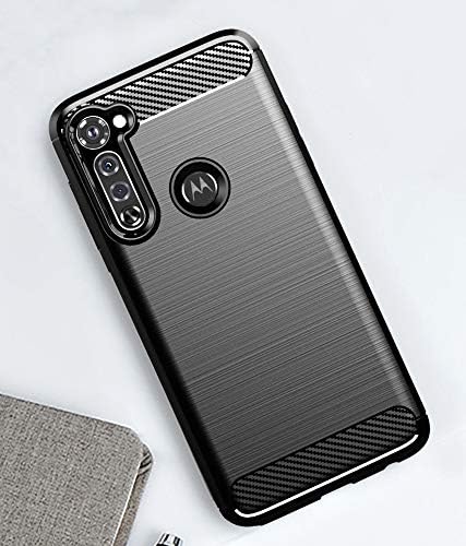 KEEPCA Moto G Stylus 2020 için Telefon Kılıfı, İnce İnce Esnek TPU Yumuşak Cilt Silikon Kauçuk Karbon Fiber Çizilmez