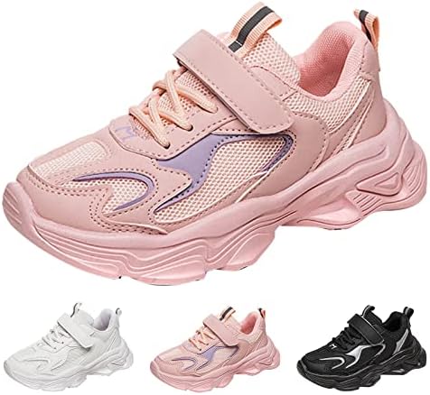 İlkbahar ve Sonbahar Çocuk Spor Ayakkabı Erkek ve Kız için Kalın Alt Kaymaz Geri Lace Up Yüksek Sneaker Kız Boyutu