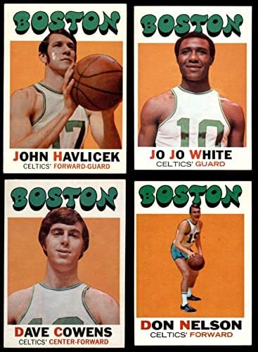1971-72 Topps Boston Celtics Takım Seti 4.5 - VG/EX+ - Basketbol Takım Setleri