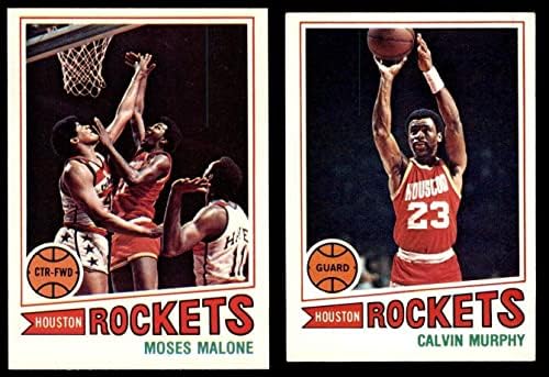 1977-78 Topps Houston Rockets Takım Seti 7-NM-Basketbol Takım Setleri