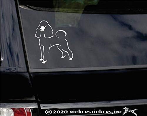 Standart Kaniş NickerStickers ® Vinil Köpek Pencere Çıkartması Araba Kamyon Sticker