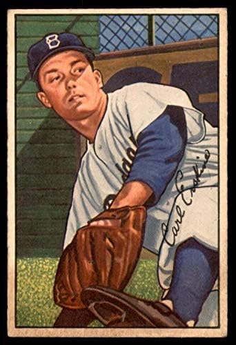 1952 Okçu 70 Carl Erskine Brooklyn Dodgers (Beyzbol Kartı) ESKİ Dodgers