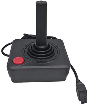 Ruıtrolıker Retro Klasik joystick denetleyicisi Gamepad için Atari 2600 Konsol Sistemi Siyah Atari 2600 Joy-Stick