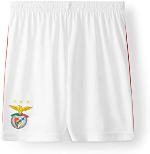 SL Benfica erkek Spor Ev Şortu, Beyaz, 5T ABD