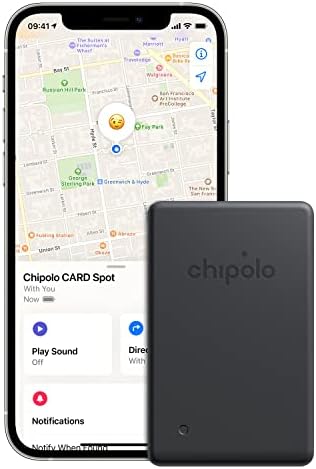 Chipolo Kart Noktası (2022) - Cüzdan Bulucu, Cüzdan için Bluetooth İzleyici - Apple Uygulamamı Bul (yalnızca iOS)
