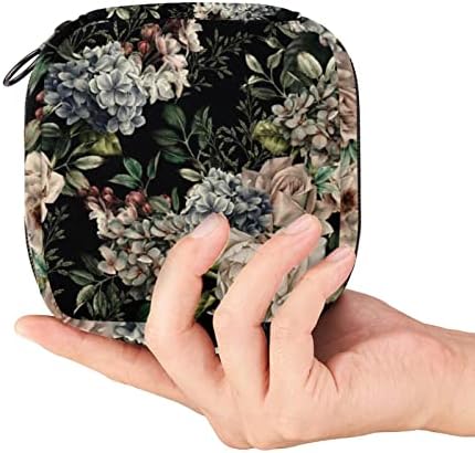 Şakayık Çiçek Desen sıhhi peçete saklama çantası Taşınabilir Dönemi Kiti Çanta Ped Torbalar için Dönemi Adet Fincan
