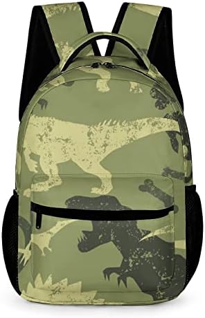 Sırt çantası kamuflaj dinozor rahat sırt çantası okul çantaları öğrenciler için