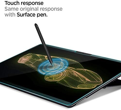 Spigen Temperli Cam Ekran Koruyucu [GlasTR Slim] Surface Pro X (13 inç) / Surface Pro 8 (13 inç) için tasarlanmıştır