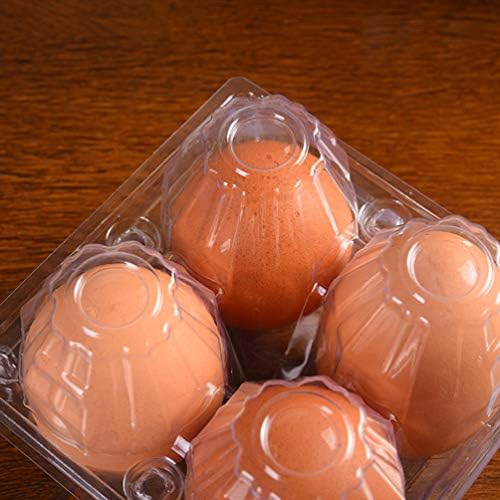 DOITOOL Yumurta Organik Serbest Menzilli Kafes Ücretsiz Yumurta Tutucu, 50 adet 4 Izgaraları Taşınabilir Yumurta Tepsisi