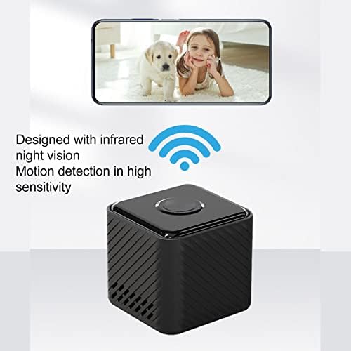 DAUERHAFT WiFi Kamera, Aile için Geniş Açılı Mini Güvenlik Kamerası Döngü Kaydı 1080P