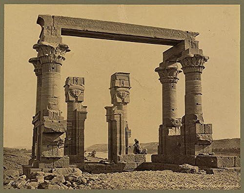 Tarihselfindings Fotoğraf: Moloz, Kertassi Tapınağı Kalıntıları, Kerdaseh,Qirtasi, Mısır, Arkeolojik Sit Alanı