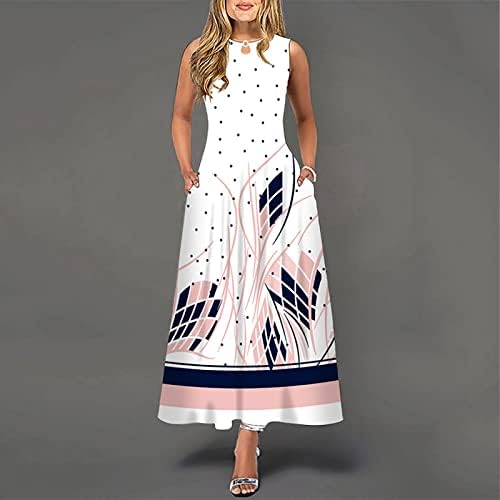 FQZWONG Yaz Elbiseler Kadınlar için 2023 Zarif Moda Parti Kulübü Uzun Güneş Elbiseler Maxi Seksi Moda Plaj Tatil Beldesi