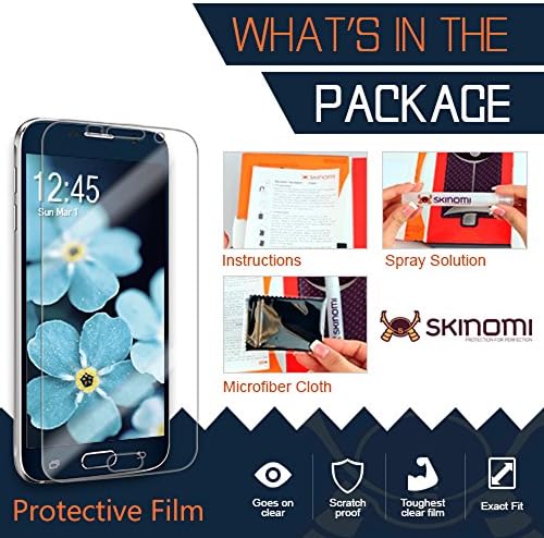 Skinomi Ekran Koruyucu Apple iPhone XR ile Uyumlu (6.1 inç) (2'li Paket)(Uçtan Uca) (Tam Kapsama Alanı) Şeffaf TechSkin