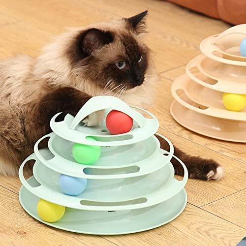 OALLK Oyuncaklar Kediler Aksesuarları Kulesi Parçaları Topları kedi Oyuncak İnteraktif Zeka Eğitimi Eğlenceli kedi