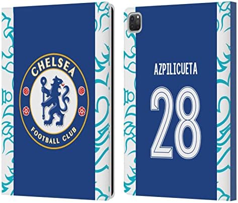 Kafa Çantası Tasarımları Resmi Lisanslı Chelsea Futbol Kulübü César Azpilicueta 2022/23 Oyuncular Ev Kiti Deri Kitap