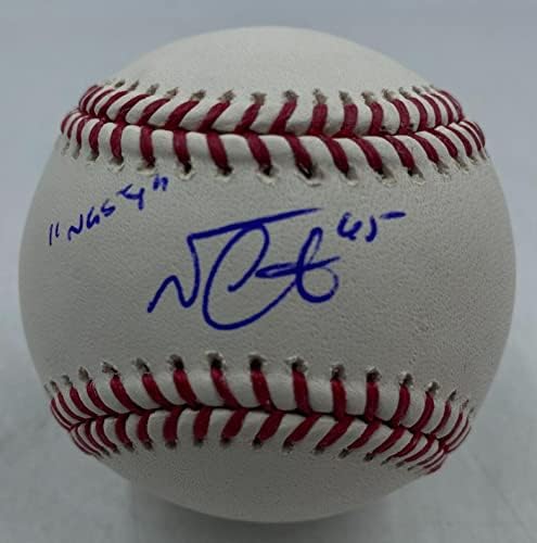 Nestor Cortes New York Yankees, Kötü OML Beyzbol OTO PSA ORTAK İmzalı Beyzbol Toplarını İmzaladı