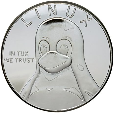 OSStore Debian / Linux Gümüş Kaplama Bronz Challenge Coin (Tekli Jeton)