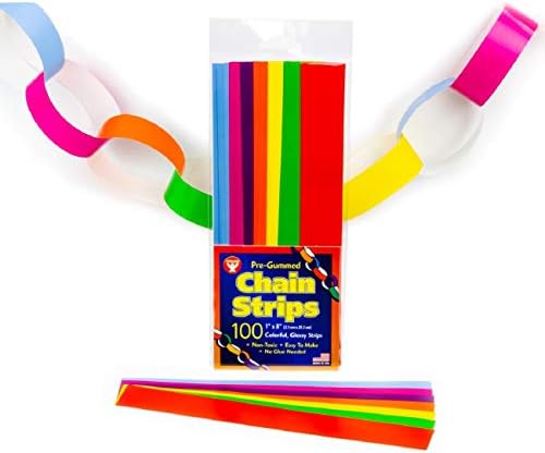 Hygloss Stick-A-Licks-Zincir Sanat ve El Sanatları-Sınıf Etkinlikleri-Çocuklar için Eğlenceli-Süper Şeritler-Boyut