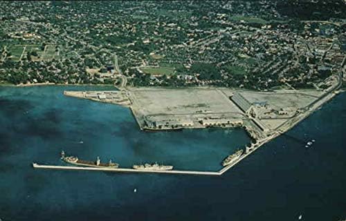 Yeni Derin Su Limanı Bridgetown, Barbados Batı Hint Adaları Orijinal Vintage Kartpostal