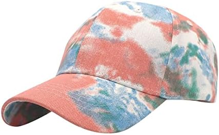 Erkekler Kadınlar Vintage Kravat Boya beyzbol şapkası Ayarlanabilir Snapback güneşlikli kep Retro Güneş Koruma Nefes