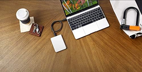 LaCie Mobil Sürücü 2 TB Harici Sabit Disk HDD-Ay Gümüş USB-C USB 3.0, Mac ve PC Bilgisayar Masaüstü İş İstasyonu Laptop
