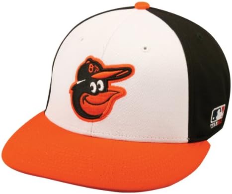 2013 Gençlik DÜZ AĞIZ Baltimore Orioles Ev Wht/Blk / Orng Şapka Kap MLB Ayarlanabilir
