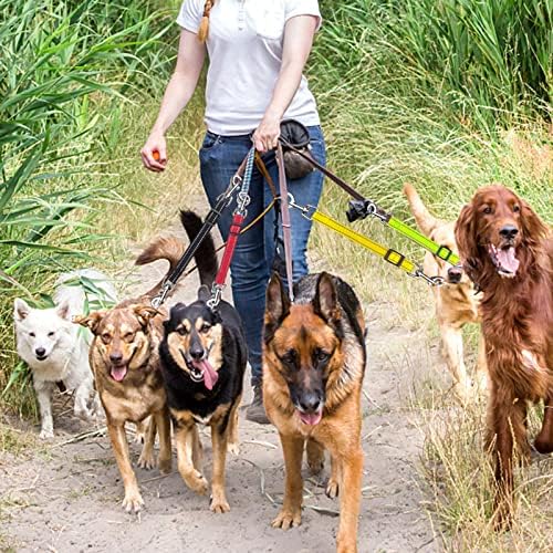 Baolıfa 4 Paket Çift Uçlu Yedekleme emniyet klipsi, köpek tasması Klipleri Prong köpek tasması Yedekleme Ayarlanabilir