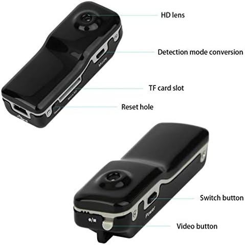 Mini Yüksek Çözünürlüklü DV DVR Kamera Video Kamera Webcam Kaydedici,2MP Renkli CMOS,720 P, taşınabilir Video Kamera