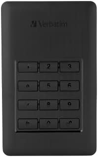 Verbatim 53401 1 TB Store 'n' Go Tuş Takımı Erişimli Güvenli Taşınabilir HDD-Siyah