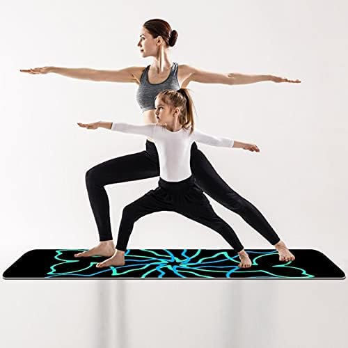 6mm Ekstra Kalın Yoga Matı, Killer_Whale_029 Baskı Çevre Dostu TPE egzersiz matları Pilates Mat Yoga, Egzersiz, Çekirdek