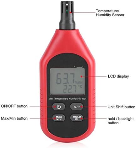WDBBY oda termometresi-El Sıcaklık ve Nem Ölçer Hassas Dijital Endüstriyel Hava Sıcaklığı ve Nem Algılama