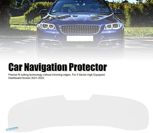 wendeekun Temperli Cam Ekran Koruyucu için 2021-2022 BMW 5 Serisi High-end, Kamera Delikli Pano Ekranı GPS Navigasyon