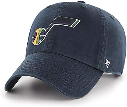 NBA Takımı Renk Temizleme Ayarlanabilir Şapka, Yetişkin (Utah Jazz Donanması)