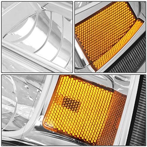 DNA OTOMOBİL OEM-HL-0024-L Krom Amber Fabrika Tarzı Sürücü Yan Far Lambası Değiştirme 05-07 F250 - 550 SD