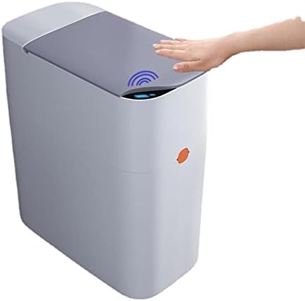 NUOPAİPLUS Akıllı sensörlü çöp kovası Can, Akıllı İndüksiyon çöp tenekesi / Otomatik Çöp Kovası Kova / Çöp için Banyo