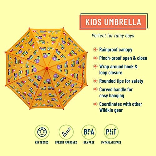 Wildkin Kids 15 inç Sırt Çantası, Şemsiye ve Yalıtımlı Öğle Yemeği Çantası Ultimate Bundle Combo (Yapım Aşamasında)