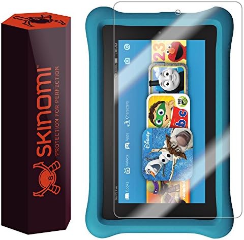 Skinomi Ekran Koruyucu Fire Kids Edition ile Uyumlu 7 inç (2015) Şeffaf TechSkin TPU Kabarcık Önleyici HD Film