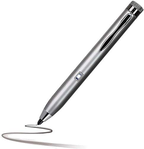 Broonel Gümüş Mini İnce Nokta Dijital aktif iğneli kalem ile Uyumlu LNMBBS 10 Tablet