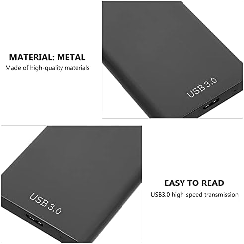SOLUSTRE Ssd Harici Muhafaza Adaptörü. USB HDD Mobil Harici Bilgisayar Depolama Diski Taşınabilir Metal Sabit Disk