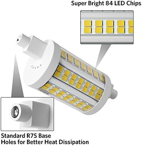 Familite R7S LED Ampul 78MM, 15W Kısılabilir J78 projektör, 150W Halojen T3 Değiştirme Torchiere Duvar Aplik çalışma