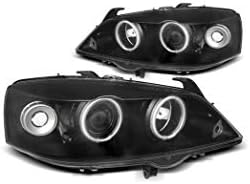 Farlar VR - 1480 ön ışıkları araba lambaları far farlar sürücü Ve yolcu tarafı Komple Set Far melek gözler CCFL siyah