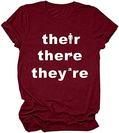 WYTong Mektup Baskı T - Shirt Kadınlar için Yaz Casual Bluz Kısa Kollu Bluz sıfır yaka bluzlar Tee Giyim T-Shirt